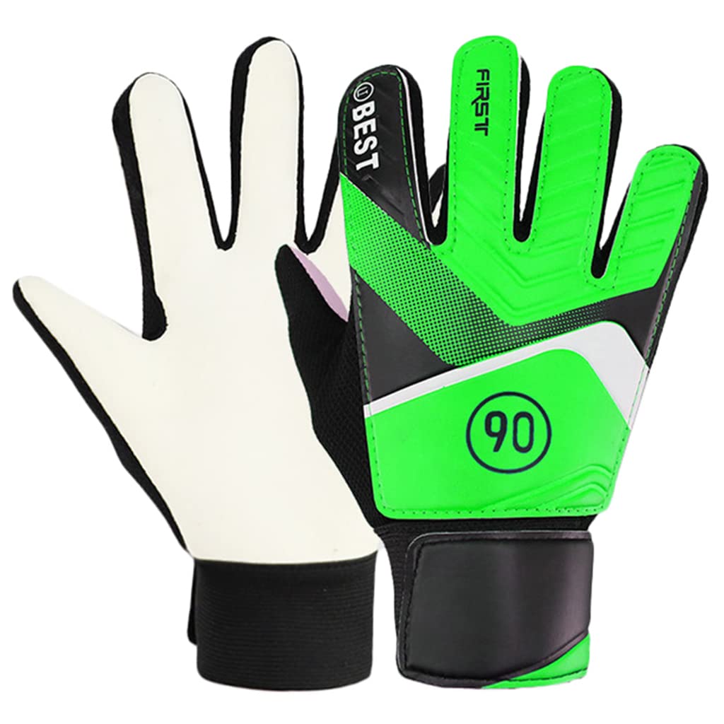 Proberos Goalkeeper Gloves For Football For Kids Teenagers,Practice Goalkeeper Synthetic Gloves,Give Splendid Protection&Comfort,Strong Grip Shockproof Non-Slip Goalkeeper Gloves For Youth(7#),Green Proberos Goalkeeper Gloves For Football For Kids Teenagers,Practice Goalkeeper Synthetic Gloves,Give Splendid Protection&Comfort,Strong Grip Shockproof Non-Slip Goalkeeper Gloves For Youth(7#),Green